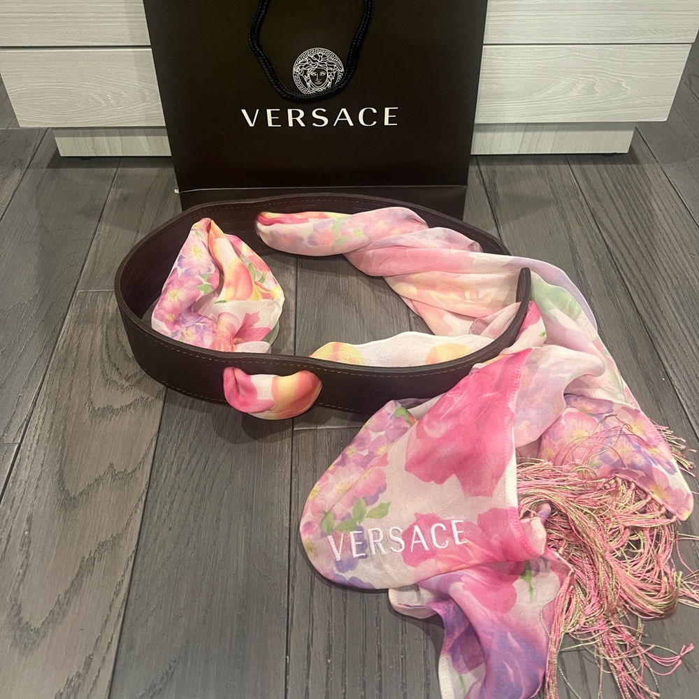 Versace scarf belt
